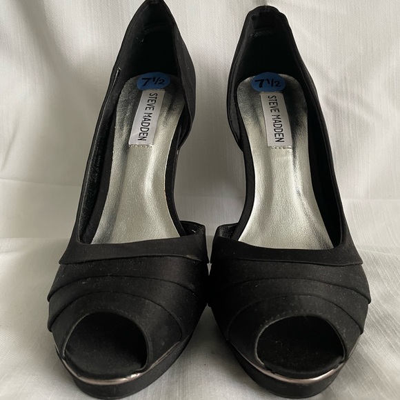 Steve Madden Peep-toe Platform Stilettos - Picture 2 of 3